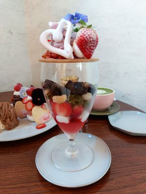 Parfait at Ocha Ohana Montblanc in Osaka