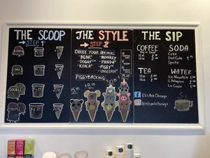 Menu  at Eli's Ark in Chicago