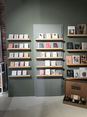 Part of the café is a cute shop   at Wyld in Stuttgart