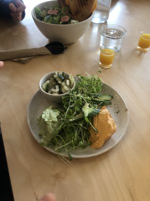 Hummus variations   at Wyld in Stuttgart