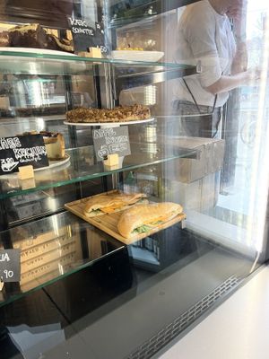 Cakes and sandwiches  at Wyld in Stuttgart