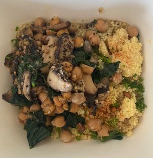 Palestine cous cous bowl was divine!  at Caravan of Food in Saipan