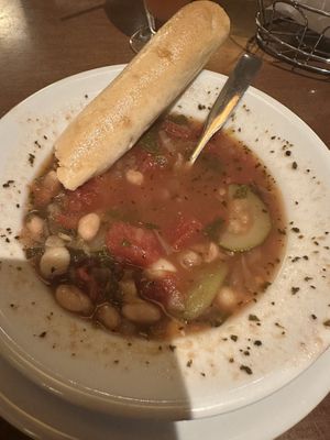 Minestrone soup  at Olive Garden in Grandville