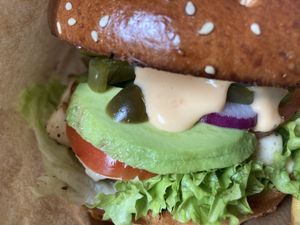 Veggie burger  at Simple Food & Drinks in Kitzbuehel