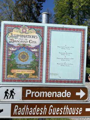 The walk  at Govinda's Restaurant in Septon