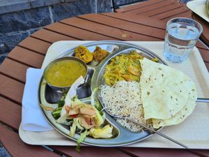 Thali at Govinda's Restaurant in Septon