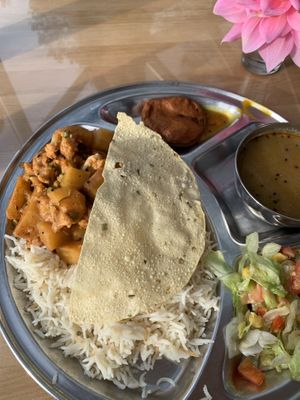 Thali  at Govinda's Restaurant in Septon