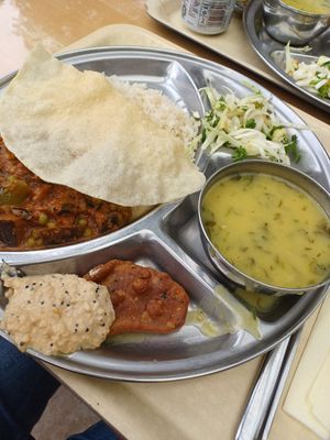 Tali at Govinda's Restaurant in Septon