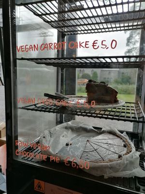 3 vegan pies! at Govinda's Restaurant in Septon