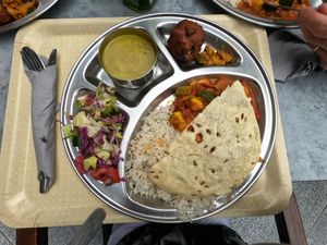 Menu of the day (27-07-2020) at Govinda's Restaurant in Septon