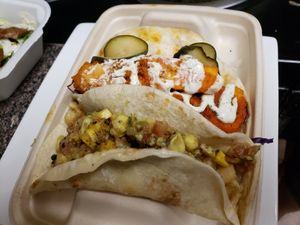 Cauliflower, and tofu at Velvet Taco in Houston