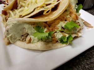 Picnic chicken at Velvet Taco in Houston