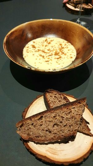 brot & soße *
mais / jalapeño / citrus at restaurant intensiū in Hilden