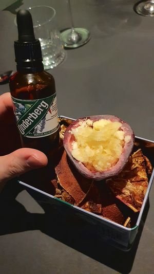 Frucht trifft Underberg at restaurant intensiū in Hilden