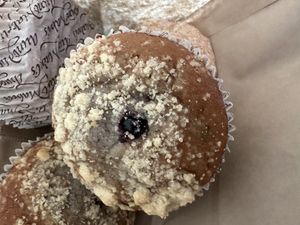 Vegan blueberry muffinns  at Coffee House in Rovaniemi