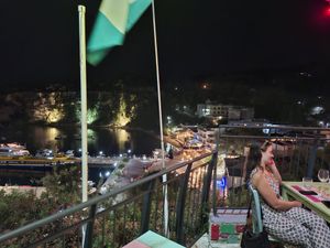 View to the harbour at Favela in Val Thorens