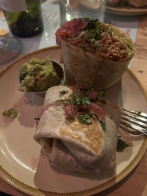 Vegan burrito   at Favela in Val Thorens