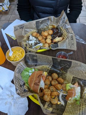 Already attacked it! at Atypical Vegan n More in Canton