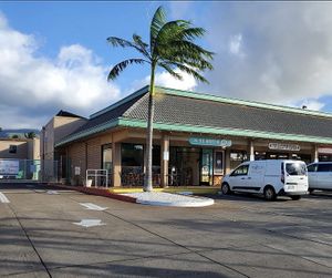 Outside…it’s cute and everyone is friendly.   at Miss Arepa in Lahaina