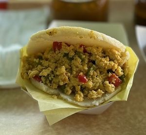 Tofu scramble  at Miss Arepa in Lahaina