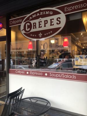   at Amazing Crepes in Whitefish