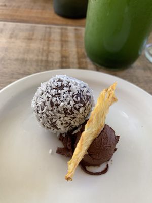 Bliss ball 😋😋😋 at Naked Foods in Nosara