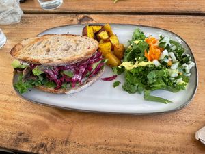 Mushroom Sandwich   at Naked Foods in Nosara