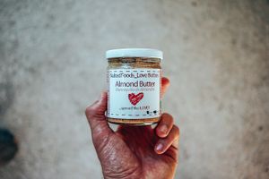 Homemade nut butters. at Naked Foods in Nosara