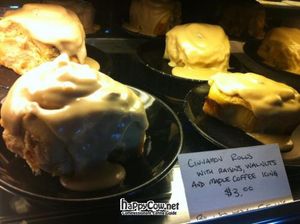 (V) Cinnamon Rolls at Bartertown Diner in Grand Rapids