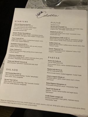   at Coletta in New York City