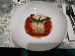 Confit Potato Lasagna at Coletta in New York City