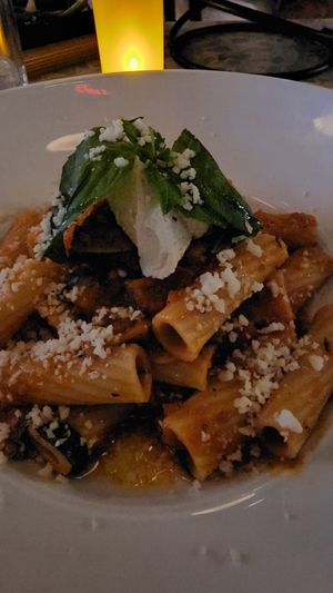 Rigatoni alla norma at Coletta in New York City