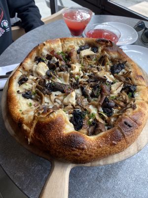 Mushroom truffle pizza   at Coletta in New York City