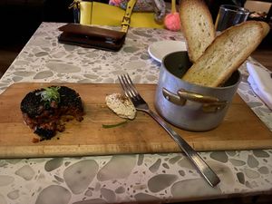 Streak Tartare 💚  at Coletta in New York City