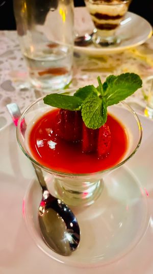 Strawberry Panna Cotta  at Coletta in New York City