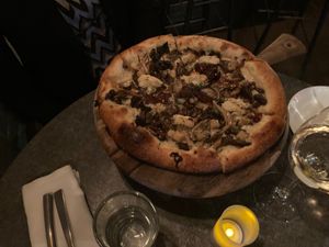 Truffle pizza at Coletta in New York City