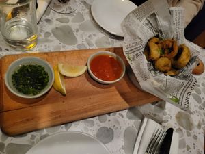 Calamari at Coletta in New York City