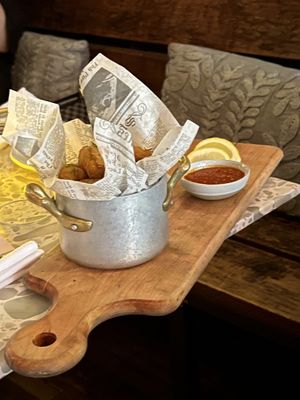 Fried artichokes  at Coletta in New York City