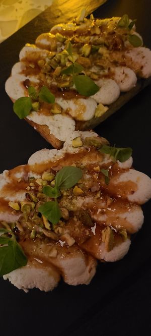 Lemon ricotta toast at Coletta in New York City