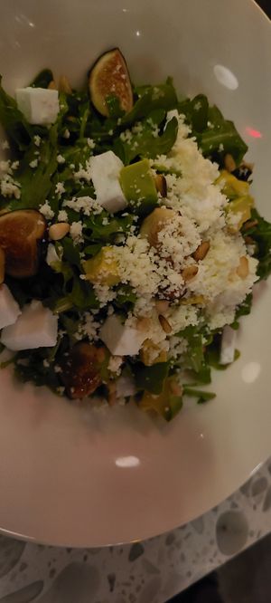 Fig and feta salad at Coletta in New York City