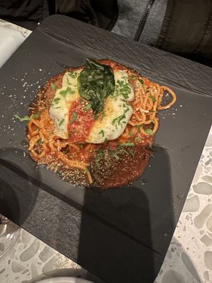 Chicken Parmesan  #Veganuary at Coletta in New York City