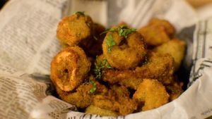 Fried calamari at Coletta in New York City