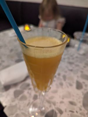 Passion fruit bellini at Coletta in New York City