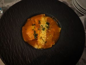 Ricotta ravioli at Coletta in New York City