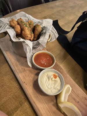 Fried artichokes  at Coletta in New York City