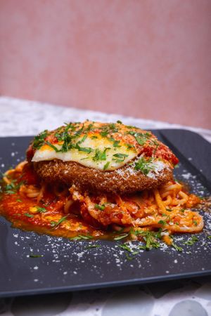 Chicken Parmigiana at Coletta in New York City