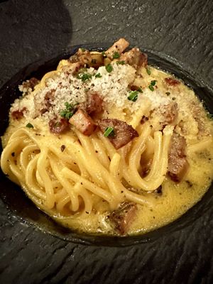 Spaghetti Carbonara  at Coletta in New York City