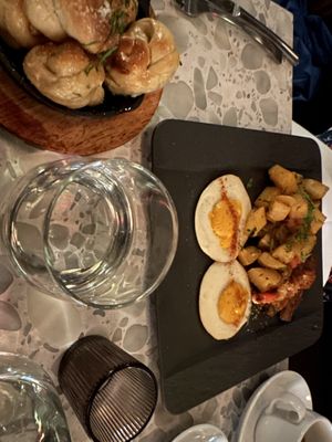 Sausage and eggs   at Coletta in New York City