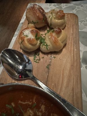 Garlic knots  at Coletta in New York City