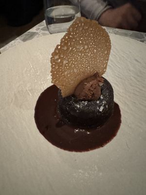 Chocolate lava cake   at Coletta in New York City